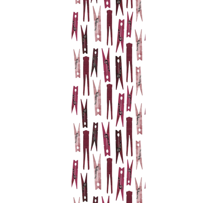 Raztresene ščipalke geometrijski zidni papir - TenStickers