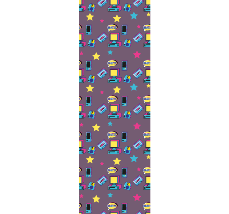 Retro igralna estetika tapete po meri - TenStickers
