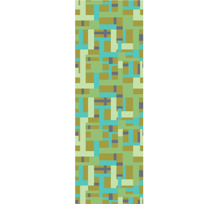 Oblikovanje abstraktnega vzorca geometrijski zidni papir - TenStickers