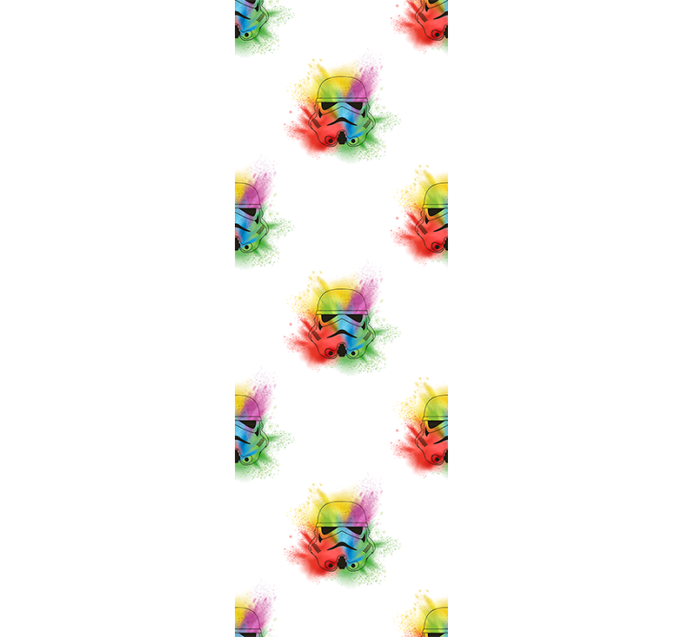 Barvita ilustracija hrošča umetniško tapeta - TenStickers