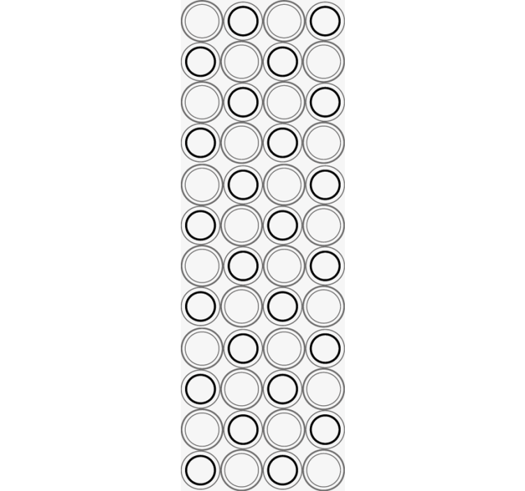 Concatenated pattern pikasta tapeta za steno - TenStickers