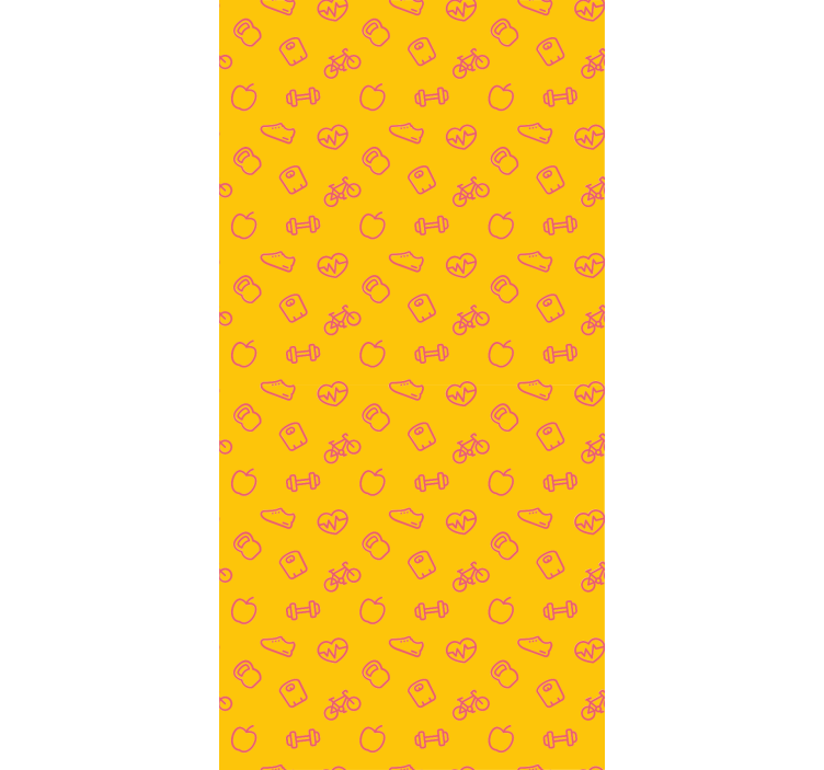 Vzorec ikon za doodle Tapete za kuhinjo - TenStickers