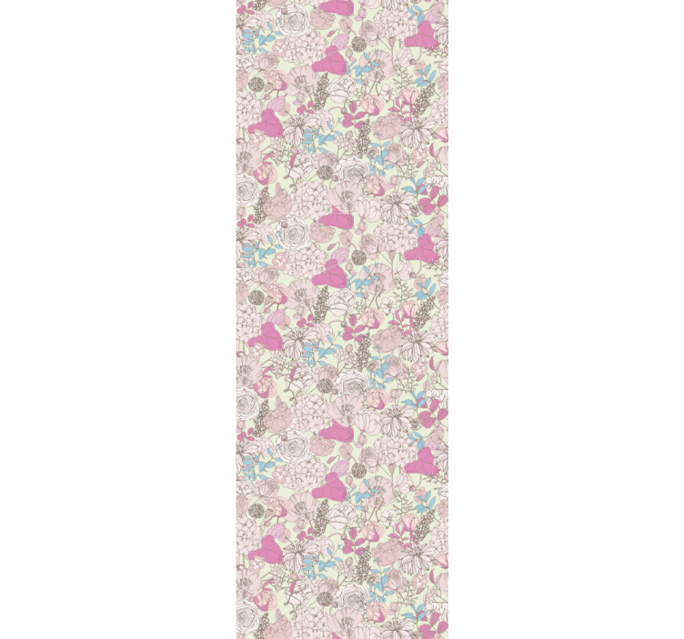 Vintage klasični vrt cvetlični ornamentalni zidni papir - TenStickers