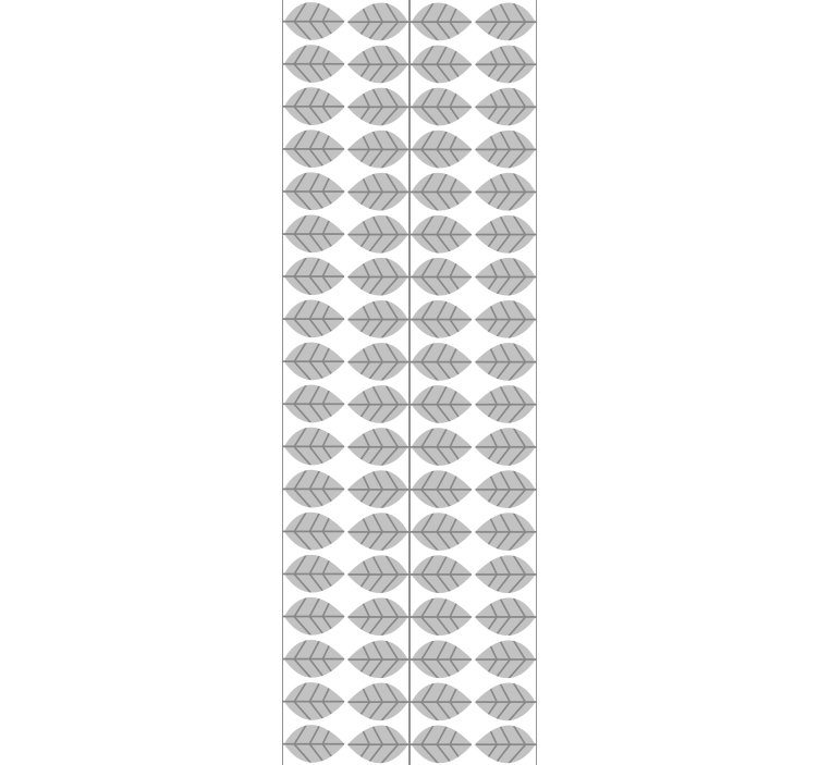 Graciozna sestava listja Tapete za jedilnico - TenStickers