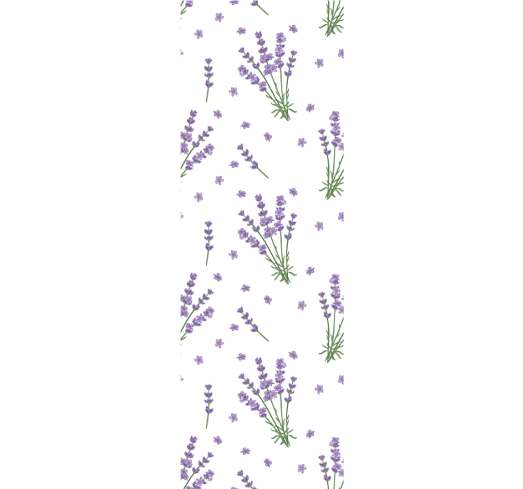 Lavender floral garden tapeta z motivom vrtnice - TenStickers