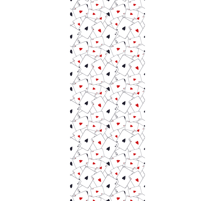 Vzorci igralnih kart tapeta z napisi in črkami - TenStickers