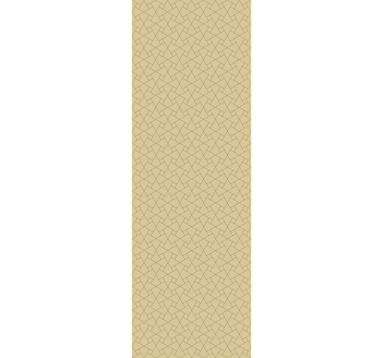 Grafična siva in bež moderna tapeta - TenStickers