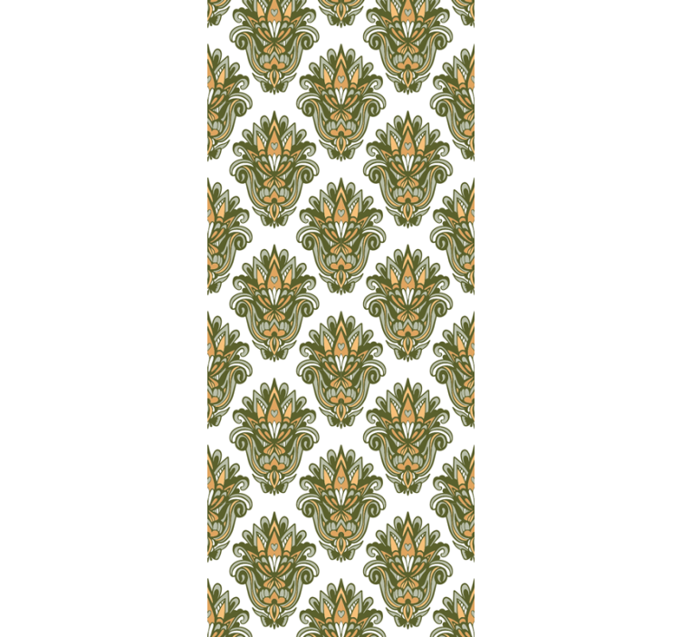 Elegant floral structure cvetlični ornamentalni zidni papir - TenStickers