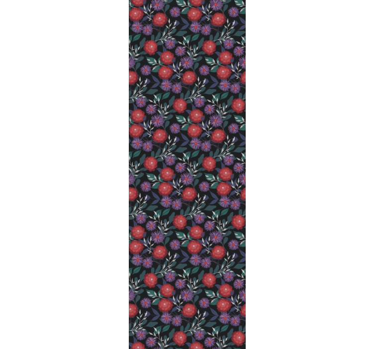 Berry burst motif tapeta z motivom vrtnice - TenStickers