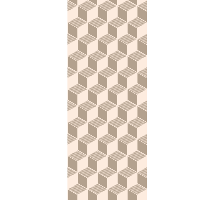 Eleganten kockasti vzorec geometrijski zidni papir - TenStickers