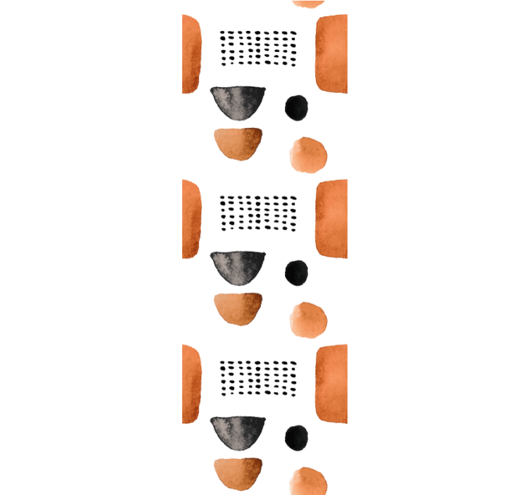Vzorci modernih oblik geometrijski zidni papir - TenStickers