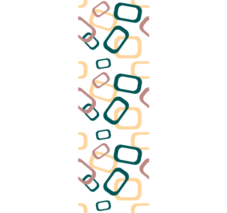 Abstraktne nepravilne oblike abstraktne tapete - TenStickers