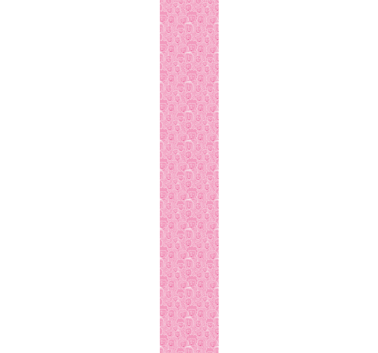 Umetniško tapeta obrazov deklet - TenStickers