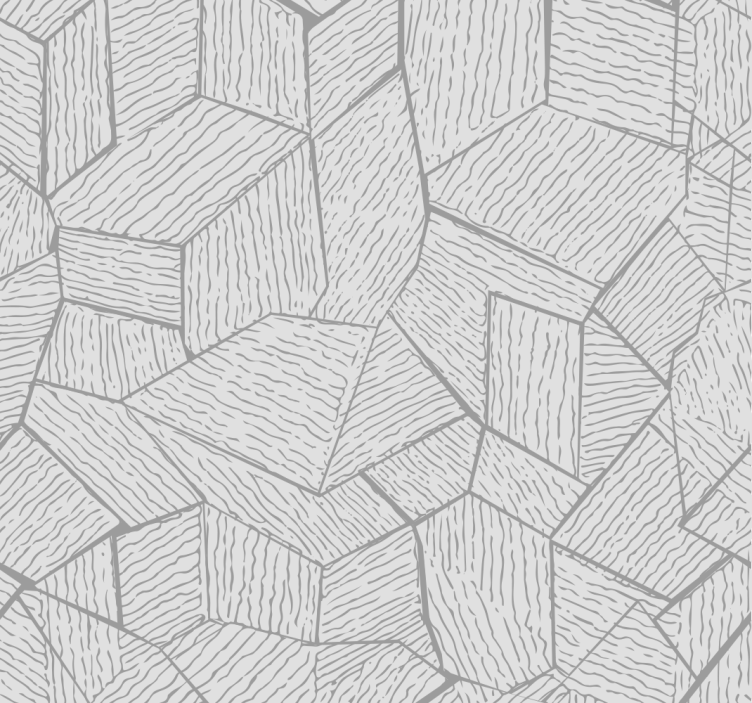 Učinek afriške tkanine Siva tapeta - TenStickers