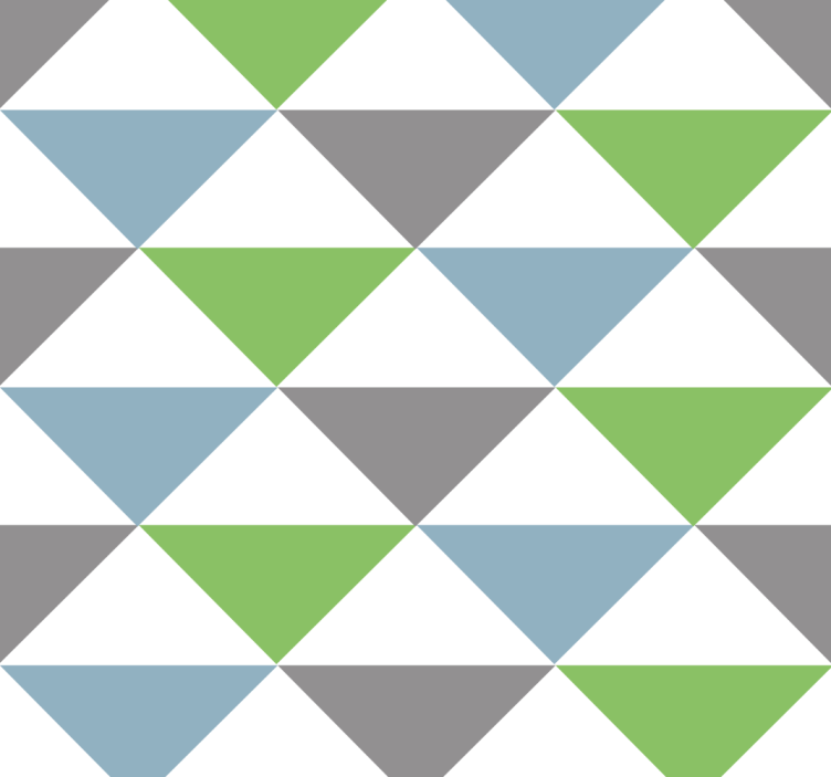 Pisani pastelni trikotniki Pisarniški tapeti - TenStickers