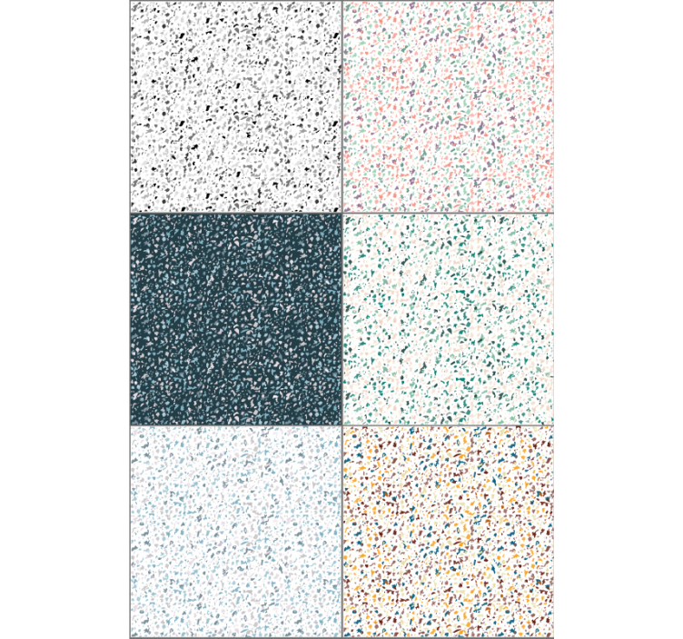 Učinek geometrijskih vzorcev Tapeta za dnevno sobo - TenStickers