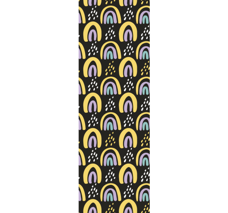 Mavrice sodobne tapeta - TenStickers