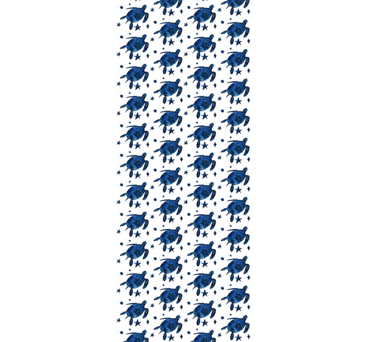 želva z živalskimi tapeta galaksijskega vzorca - TenStickers