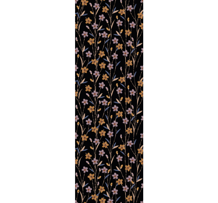 Cvetlični travnik cvet tapeta - TenStickers