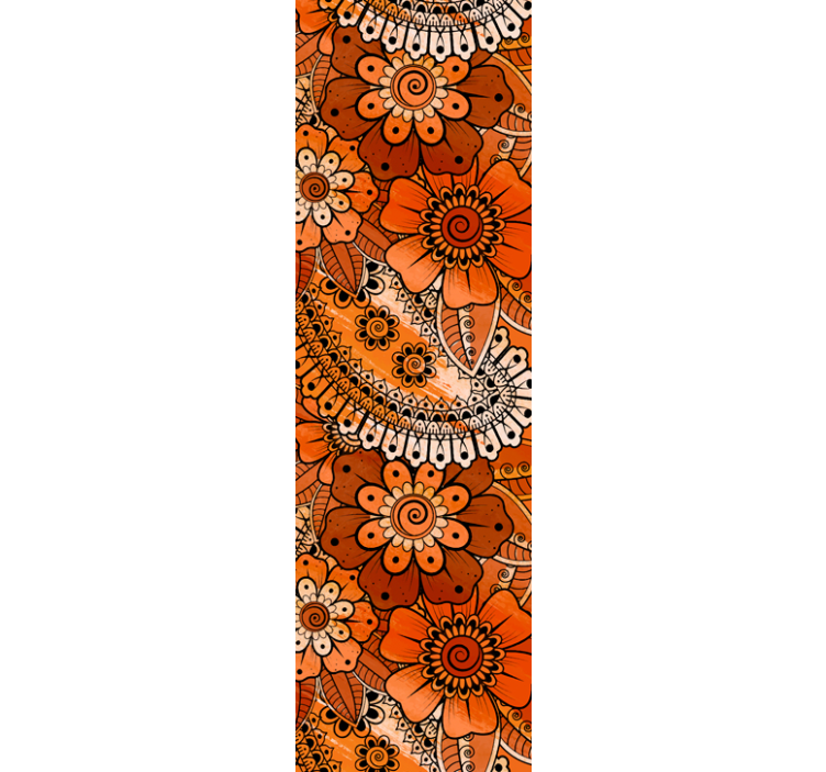 Colorful floral patterns tapeta z motivom vrtnice - TenStickers