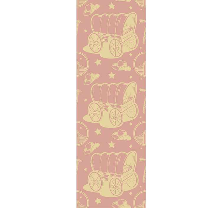 Kavboj in vozovi Tapete za otroške sobe - TenStickers