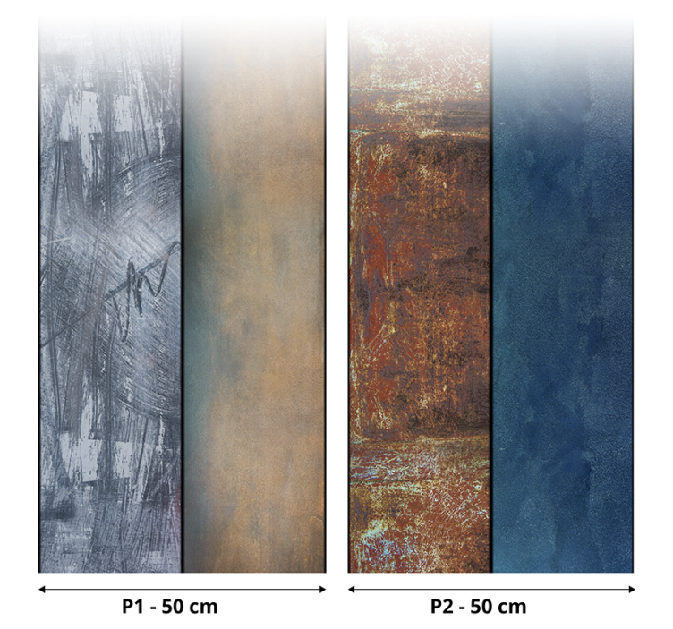 Zimska pokrajina abstraktne tapeta - TenStickers