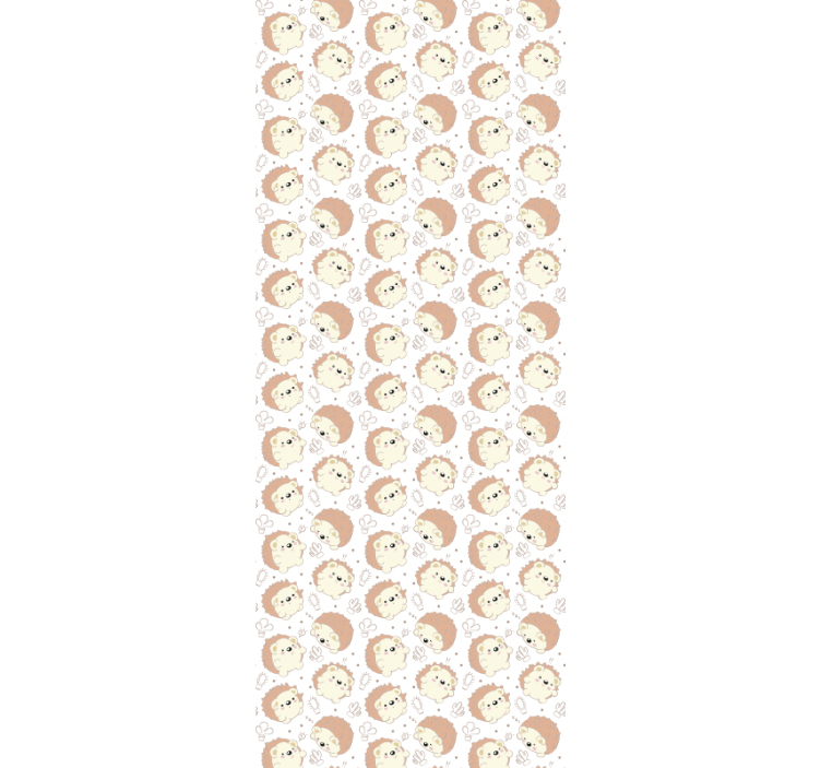 Motiv ježka Tapete za otroške sobe - TenStickers