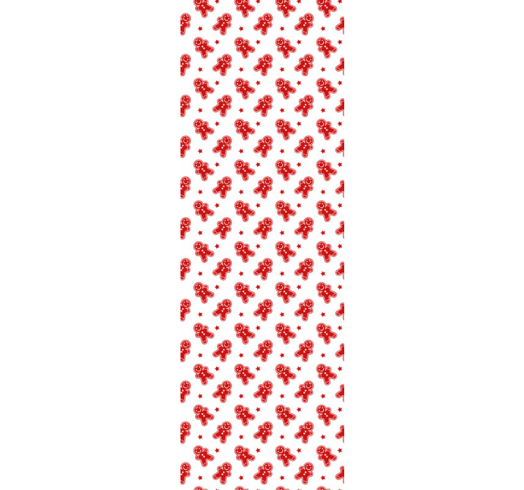 Praznični vzorci za medenjake božično ozadje za tapete - TenStickers