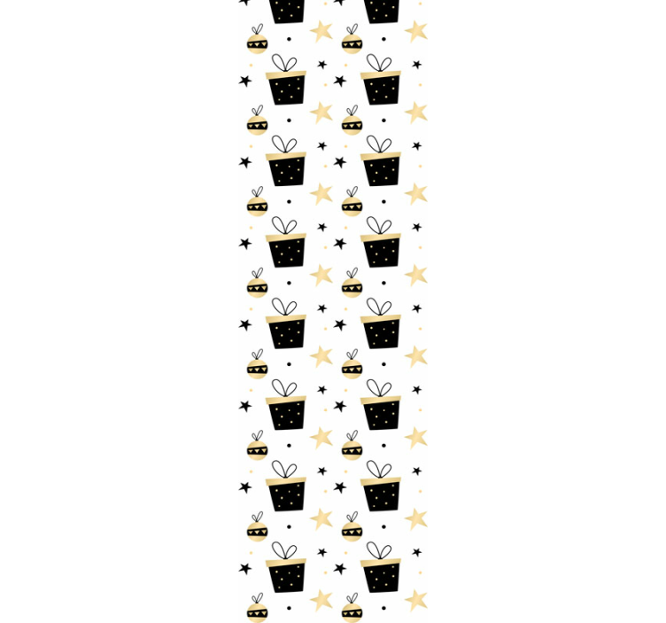 Okrasni lonci za rastline božično ozadje za tapete - TenStickers