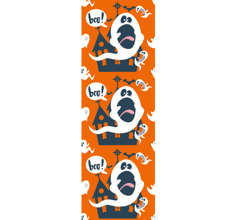 Duhovi in strašila Halloween ozadje - TenStickers