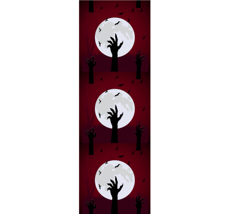 Realistične tapeta za noč čarovnic - TenStickers