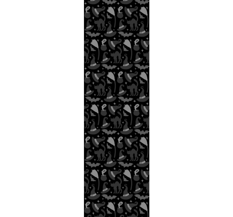 Različna strašljiva bitja tapeta za noč čarovnic - TenStickers