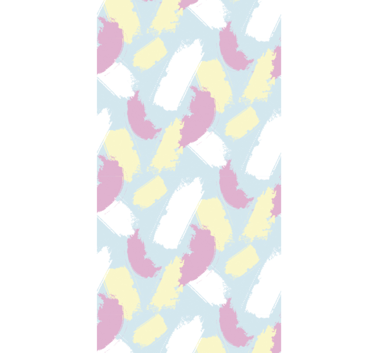 Abstraktne sledi čopiča tapeta za glavno spalnico - TenStickers