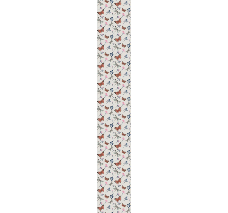 Vzorec krilate žuželke metuljev ozadje - TenStickers