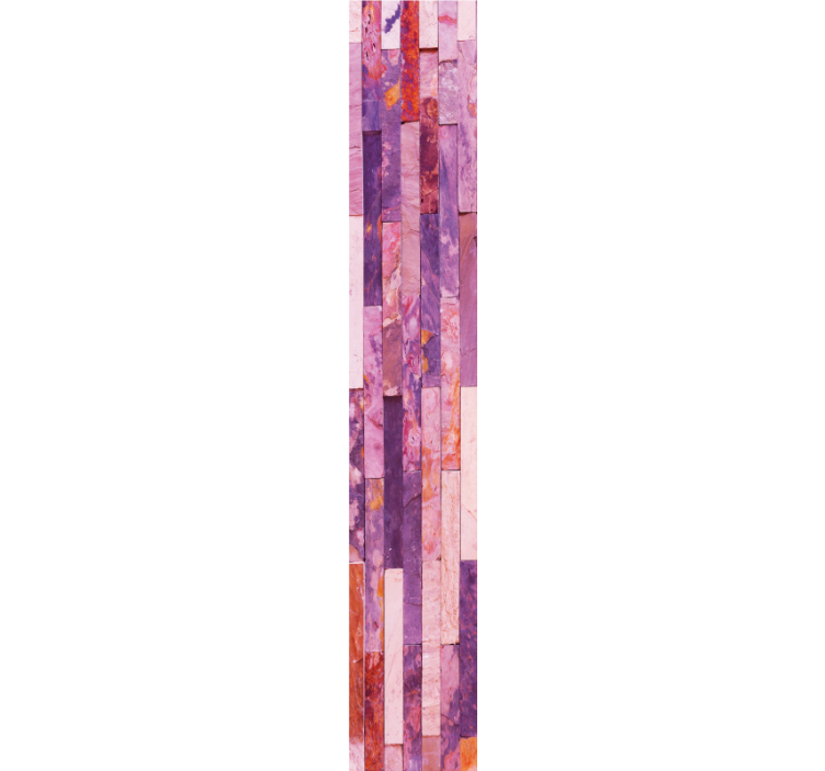 Roza elegantne plošče tapete z marmornimi vzorci - TenStickers