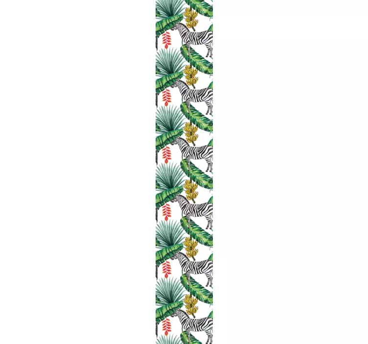 tapeta džungle in zebre - TenStickers