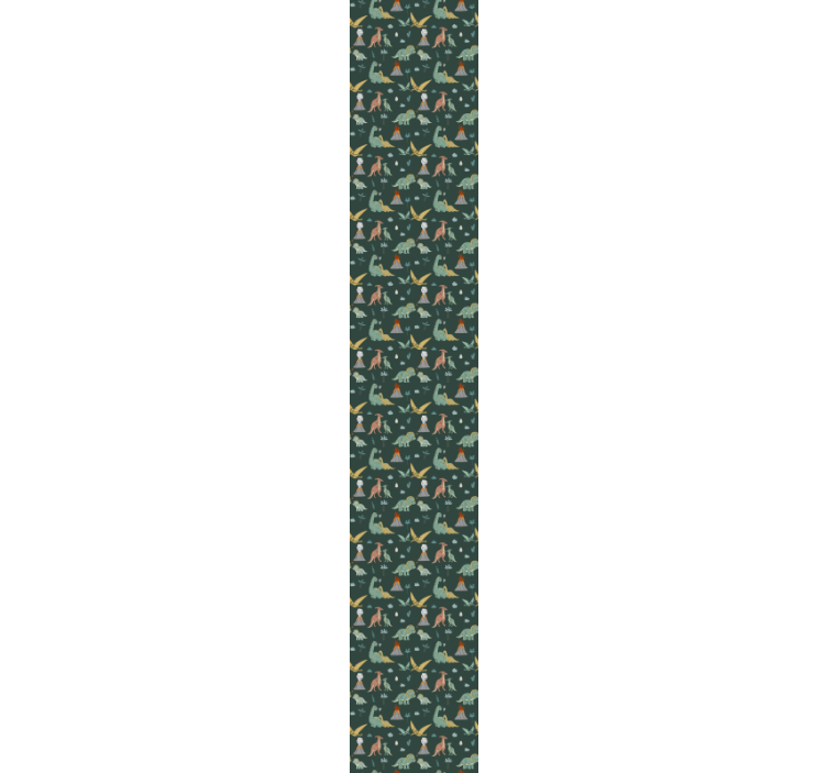 Užitek z vzorcem dinozavrov tapeta z dinozavri - TenStickers