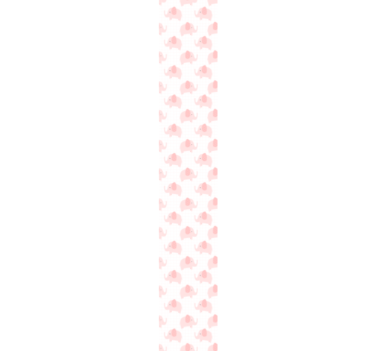 Tapeta z motivom slona igriv vzorec slona - TenStickers