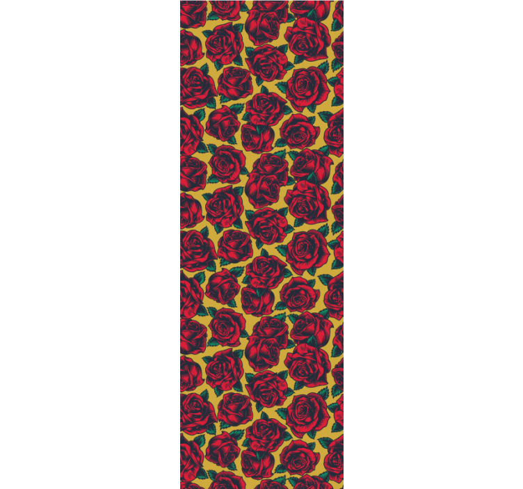 Dizajn z vzorcem vrtnic tapeta z motivom vrtnice - TenStickers