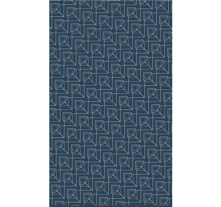 Oblikovanje geometrijskih oblik geometrijski zidni papir - TenStickers