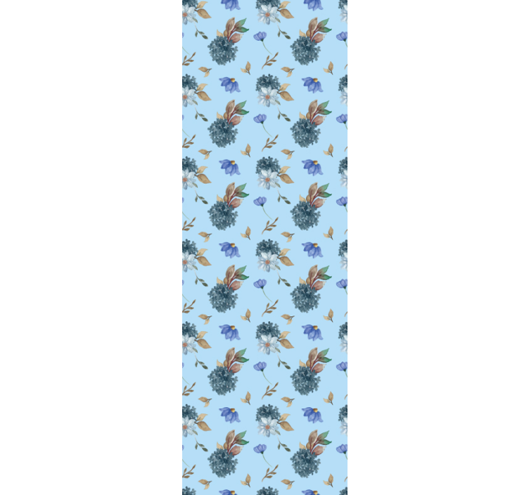 Dizajn s cvetličnim vzorcem tapeta z motivom vrtnice - TenStickers