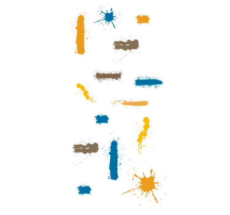 Abstraktne poteze barve abstraktno tapeta - TenStickers