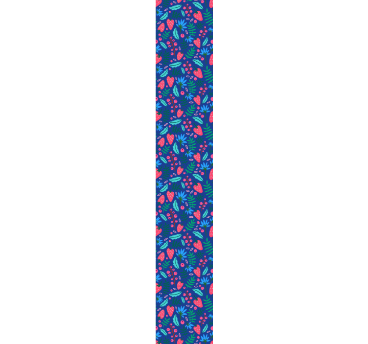 Cvetlični botanični vzorci tapeta z listi - TenStickers