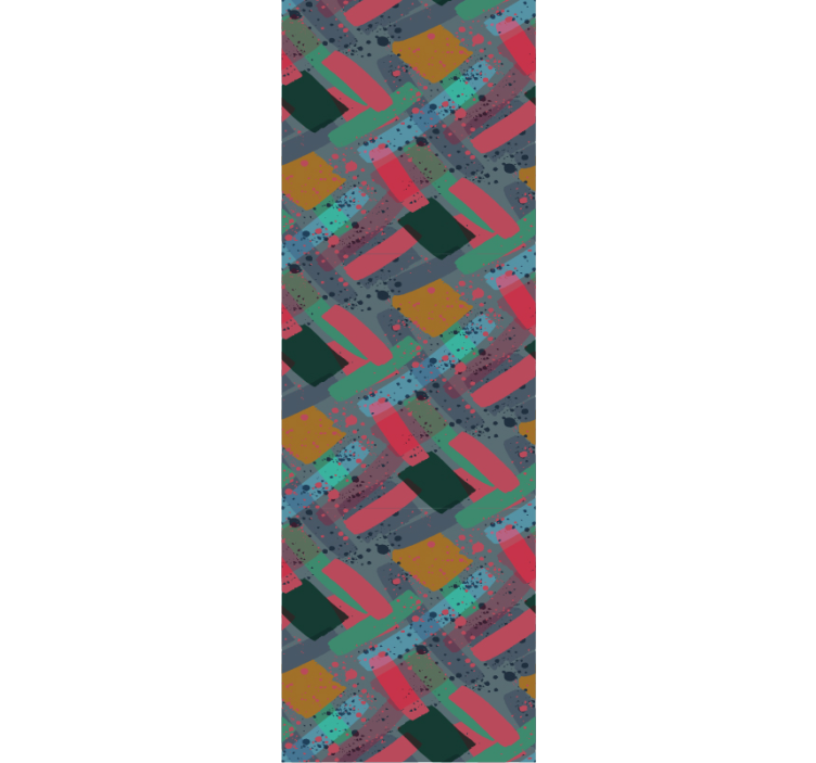 Fuzija geometrijskih vzorcev geometrijski zidni papir - TenStickers