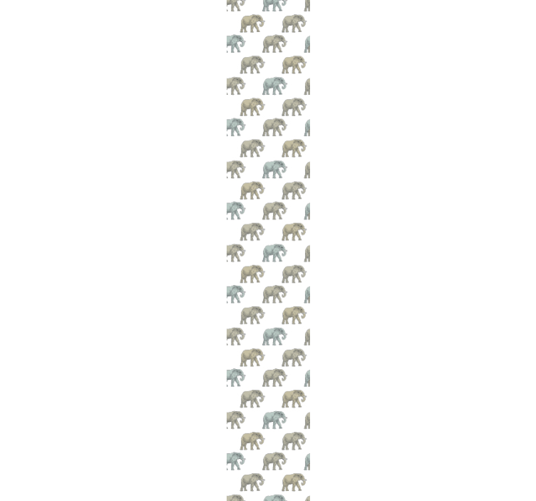Realistične živali sloni otroške tapeta - TenStickers