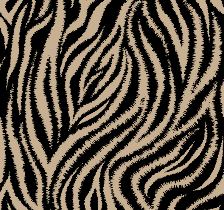 Po navdihu zebre zebra vzorec tapeta - TenStickers