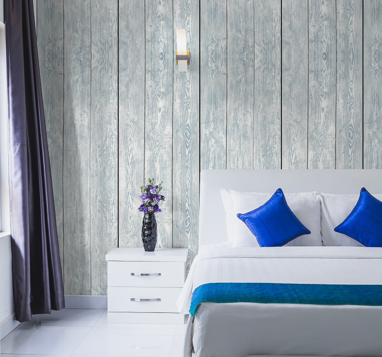 čar tapeta sive teksture lesa - TenStickers