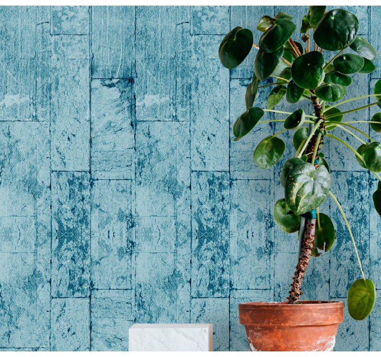 Iluzija teksturirane opeke opečnato ozadje - TenStickers