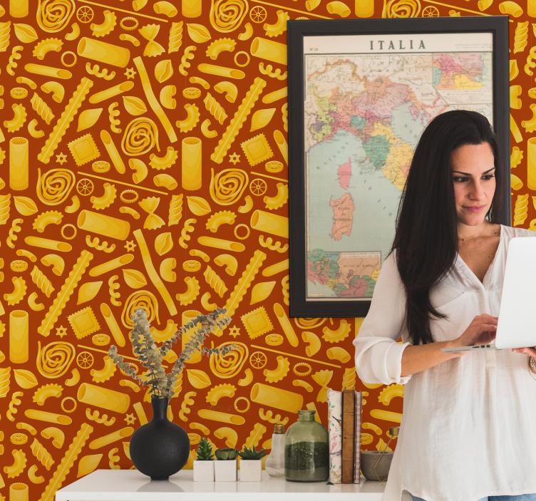 Italijanska hrana kuhinja tapeta - TenStickers