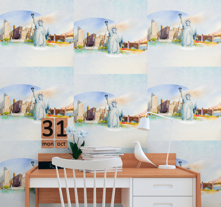 Kolaž mestne znamenitosti Tapete z motivi New Yorka - TenStickers